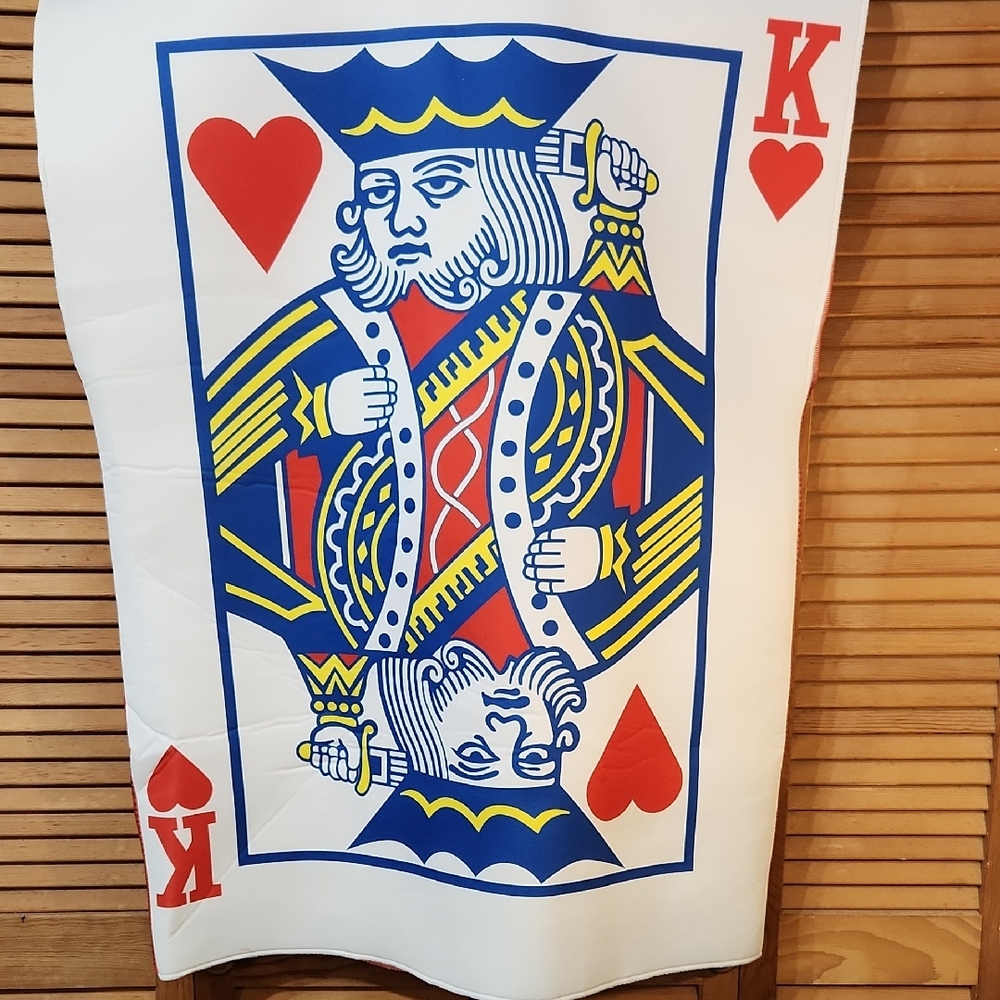 King of Hearts Playing Card Costume